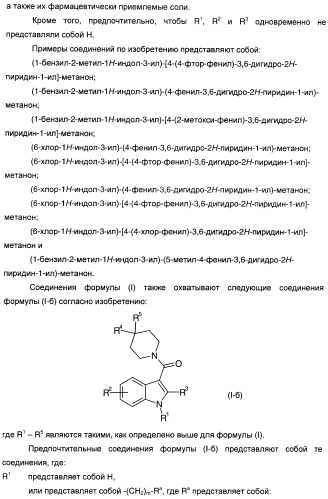 Производные индол-3-ил-карбонил-пиперидина и пиперазина (патент 2422442)