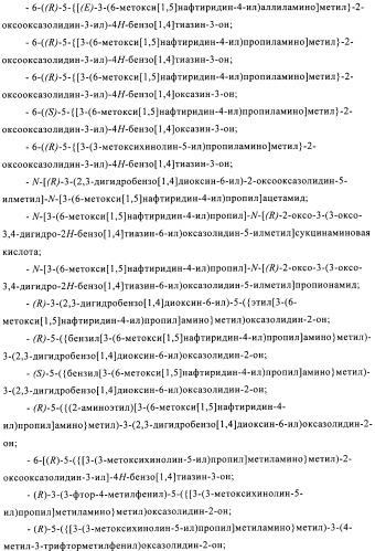 Производные оксазолидиновых антибиотиков (патент 2506263)