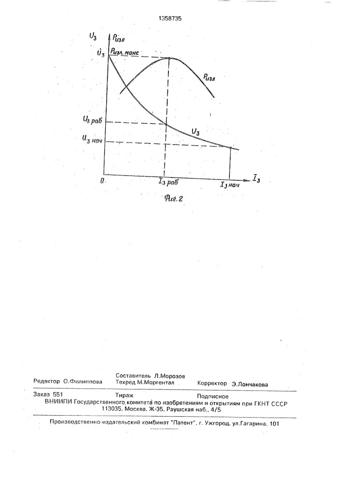 Источник питания газового лазера (патент 1358735)