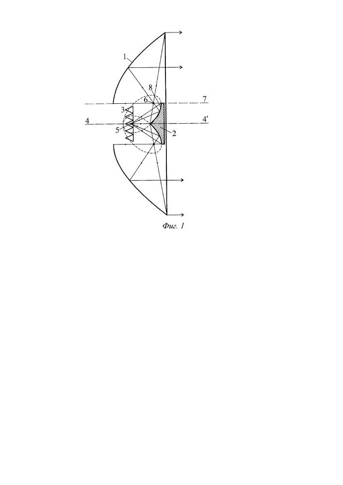 Бортовая многолучевая двухзеркальная антенна со смещенной фокальной осью (патент 2598403)