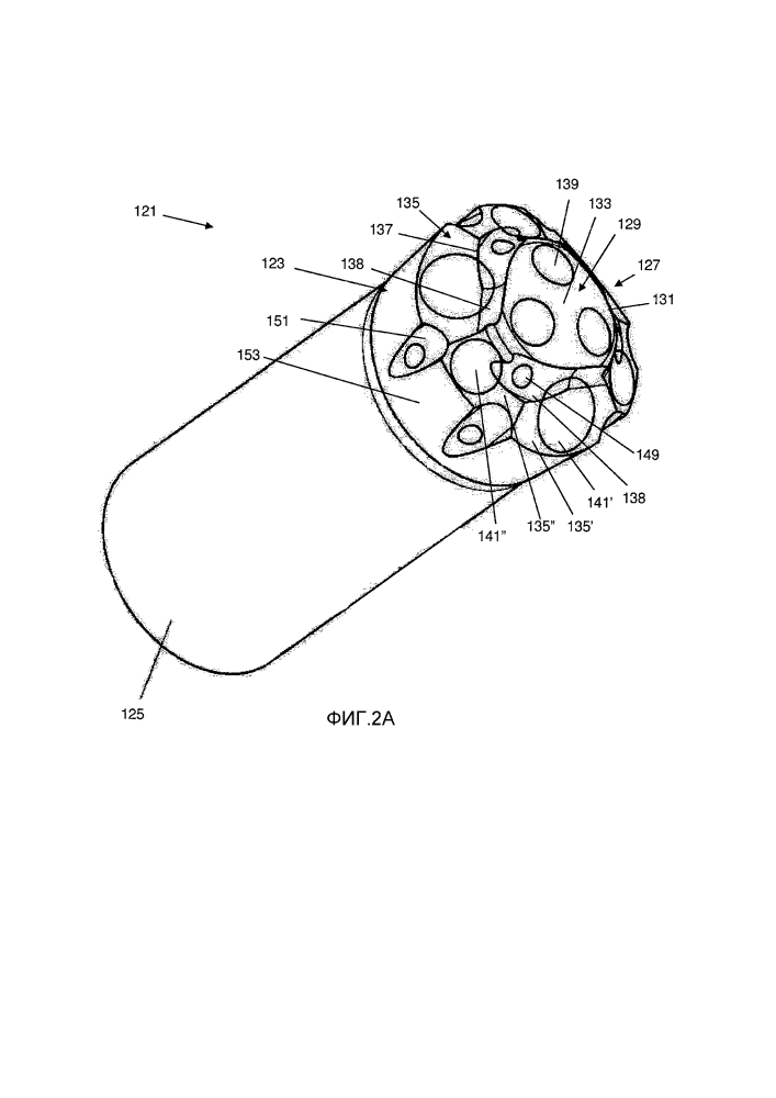 Буровое долото для инструмента бурения горной породы и инструмент бурения горной породы (патент 2625684)