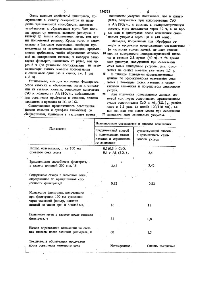 Способ определения содержания сахара в растворах сахарного производства (патент 734558)