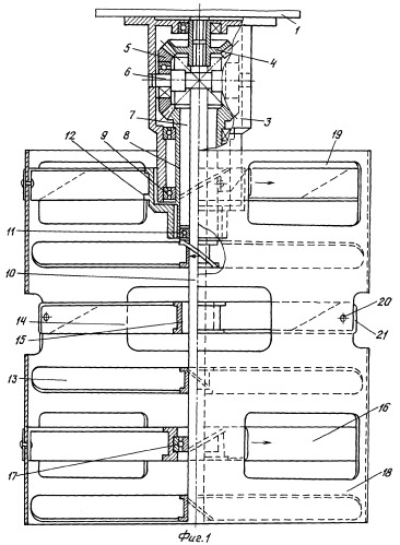 Осевой тоннельный вентилятор-движитель (патент 2373112)