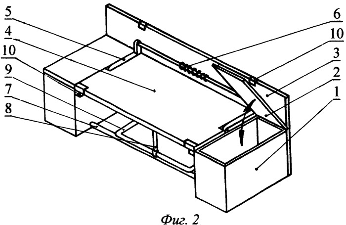 Комбинированная мебель &quot;стол-кровать&quot; &quot;трансформ-к&quot; (патент 2432891)