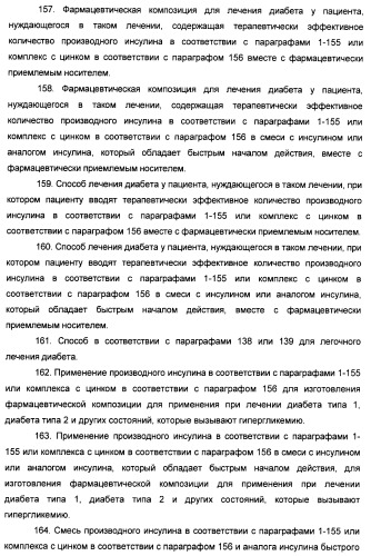 Производное инсулина (патент 2451029)