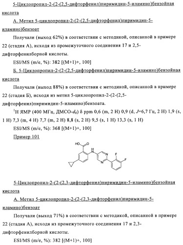 Производные азабифениламинобензойной кислоты в качестве ингибиторов dhodh (патент 2481334)