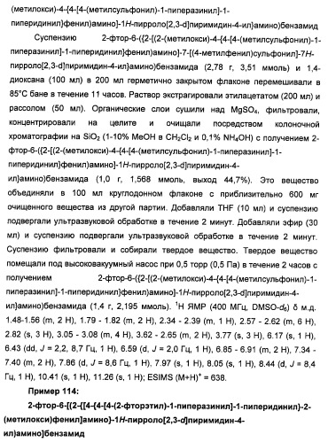 Производные 2-[(2-(фениламино)-1н-пирроло[2,3-d]пиримидин-4-ил)амино]бензамида в качестве ингибиторов igf-1r для лечения рака (патент 2472797)