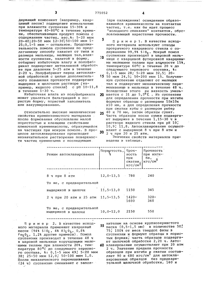 Способ изготовления строительных изделий (патент 771052)