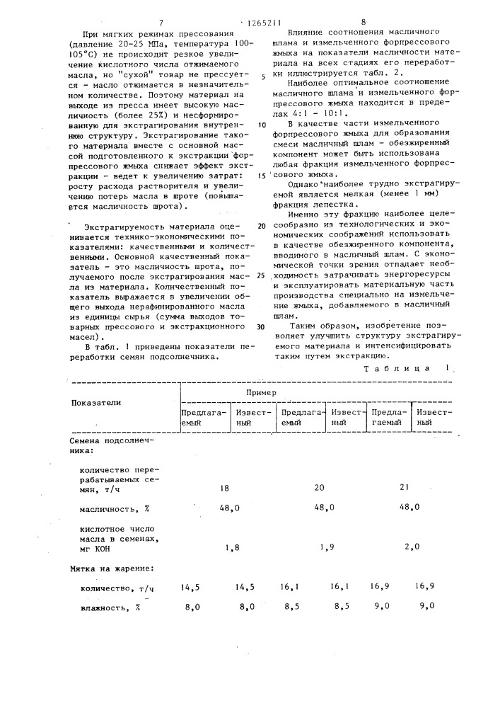 Способ переработки масличных семян (патент 1265211)