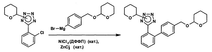 Реакции сочетания, которые могут быть использованы при получении производных (1н-тетразол-5-ил)бифенила (патент 2426728)