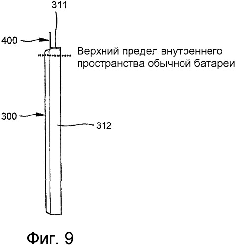 Батарея со специальной конструкцией монтажного корпуса (патент 2324260)