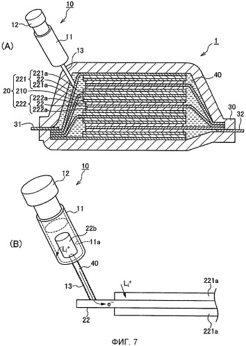 Литий-ионная аккумуляторная батарея, устройство восстановления емкости батареи и способ восстановления емкости батареи (патент 2538775)