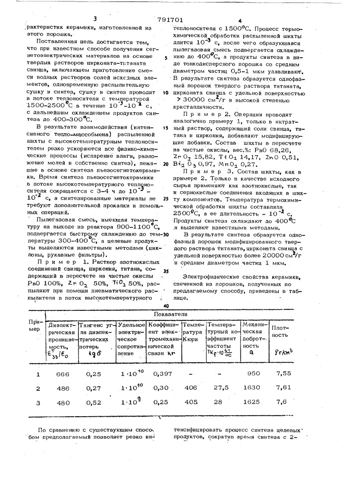 Способ получения сегнетоэлектрических материалов (патент 791701)