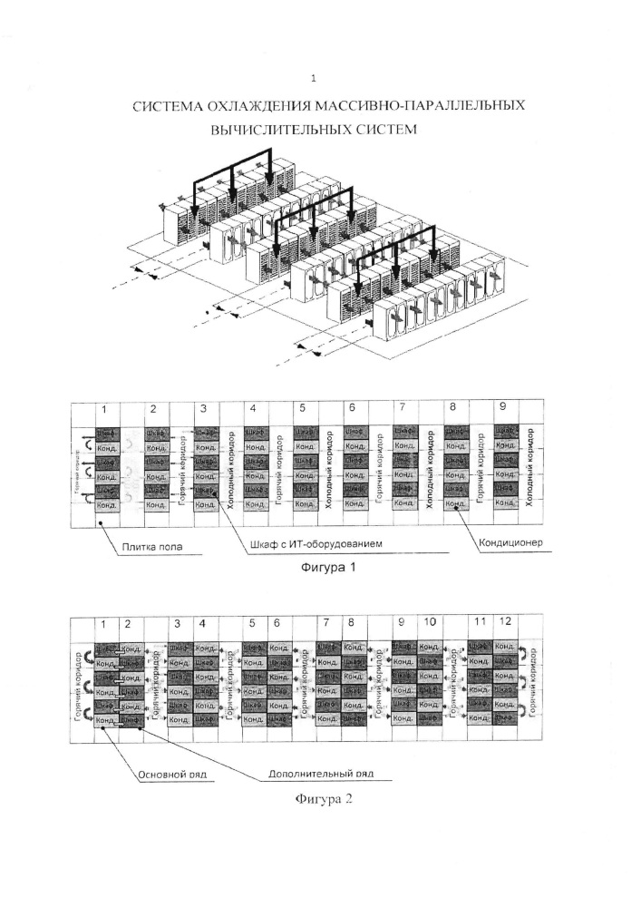 Система охлаждения массивно-параллельных вычислительных систем (патент 2653499)