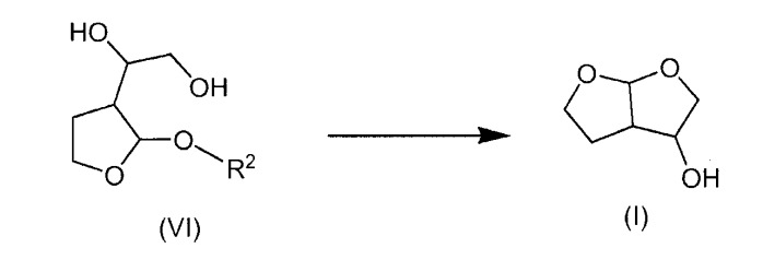 Способы получения гексагидрофуро[2,3-b] фуран-3-ола (патент 2464266)