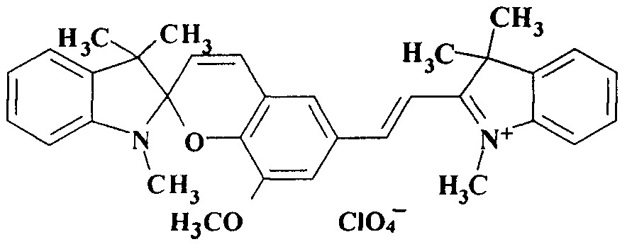 Перхлораты 1,3,3-триметилспиро[хромен-2,2'-индолина], обладающие фотохромными свойствами (патент 2627358)