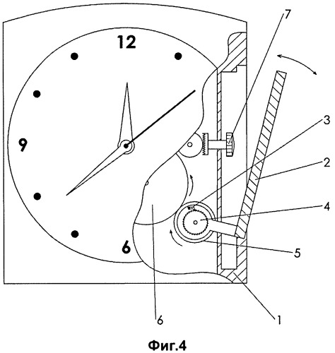 Часы с устройством завода часового механизма (патент 2558374)