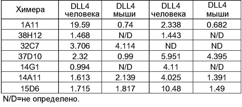 Терапевтические dll4-связывающие белки (патент 2605928)