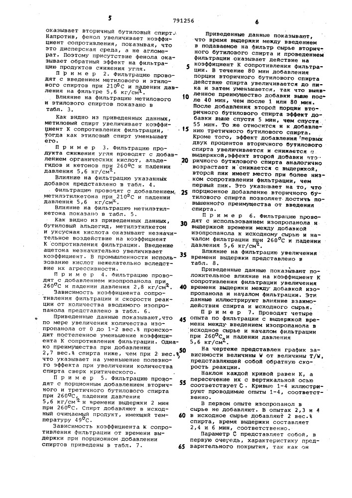 Способ очистки продуктов сжижения угля (патент 791256)
