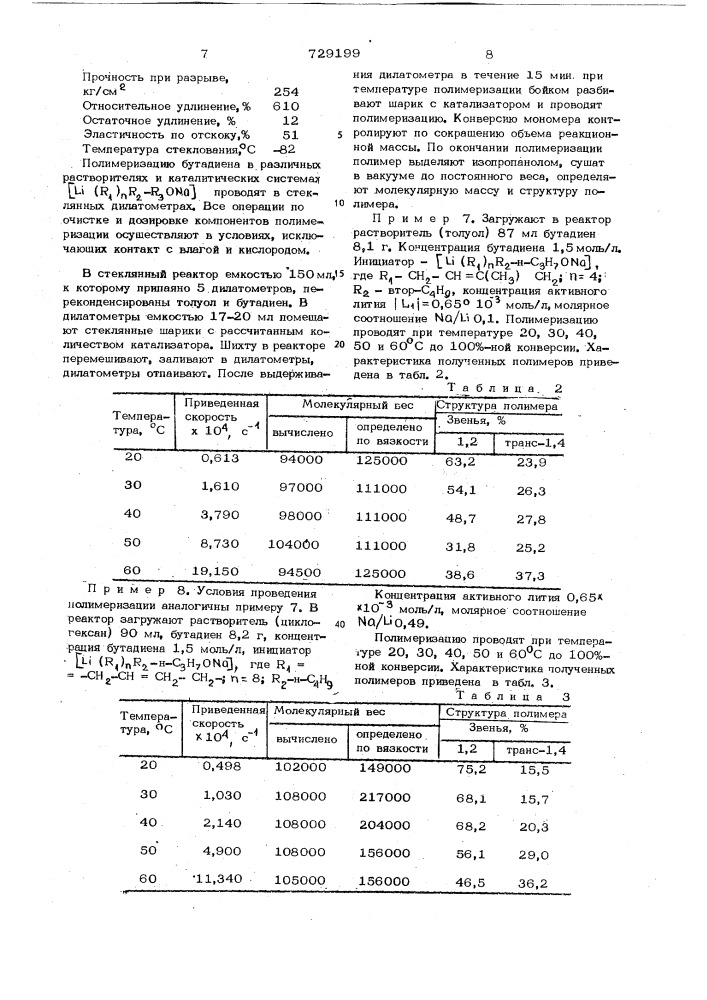 Способ получения карбоцепных полимеров (патент 729199)