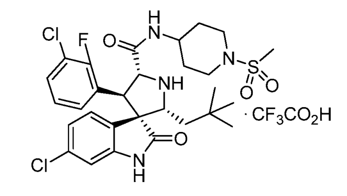Спирооксиндольные антагонисты mdm2 (патент 2553269)