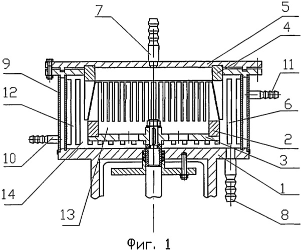 Роторно-пульсационный экстрактор с направляющими лопастями (патент 2397793)