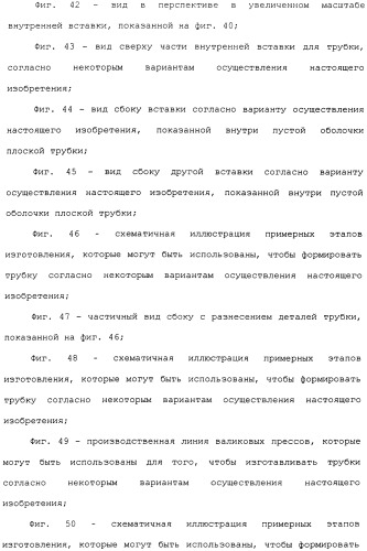 Плоская трубка, теплообменник из плоских трубок и способ их изготовления (патент 2480701)