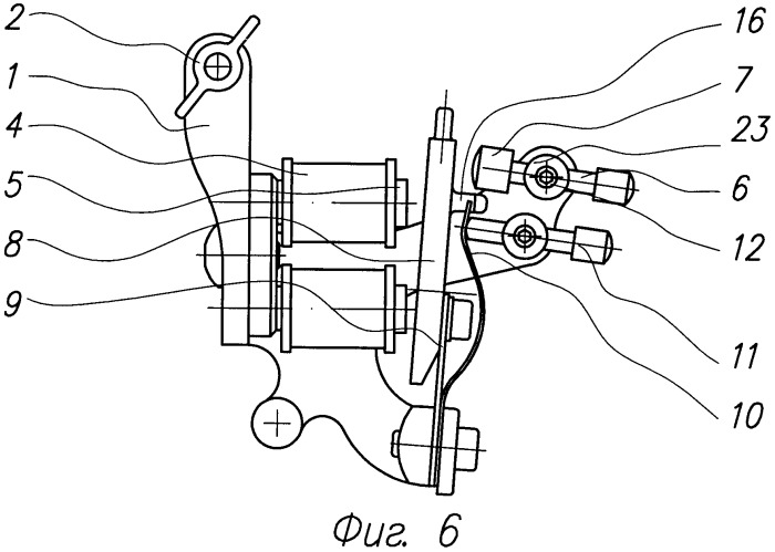 Татуировочная машина с регулировкой жесткости удара (патент 2474112)