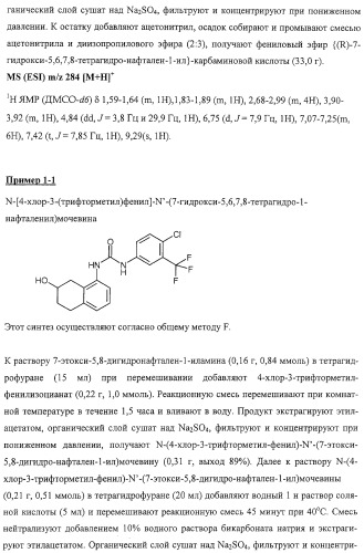 Производные гидрокси-тетрагидро-нафталенилмочевины (патент 2331635)