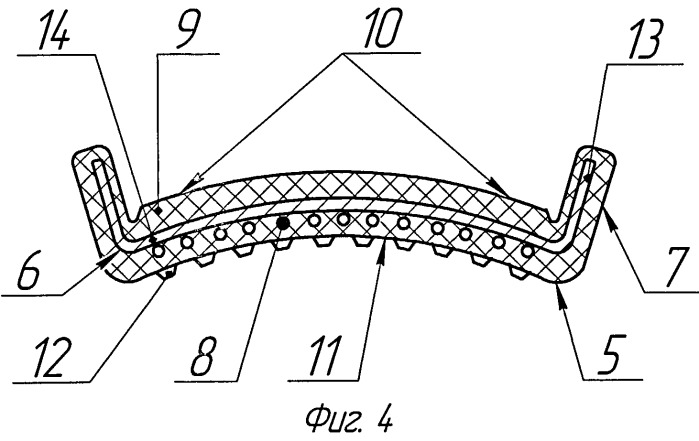 Система ходовая с резиноармированной гусеницей фрикционного зацепления (патент 2510349)