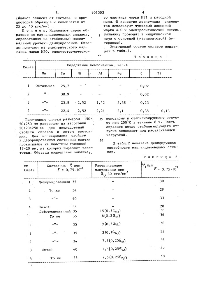 Способ термической обработки сплавов (патент 901303)