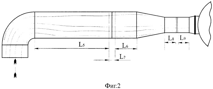 Входной патрубок нагнетателя природного газа (патент 2266436)