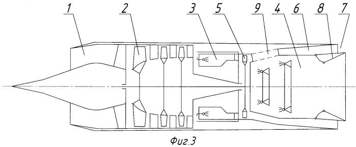 Турбореактивный двигатель (патент 2418969)
