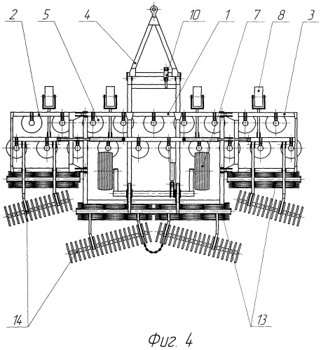 Агрегат для обработки почвы (патент 2353081)
