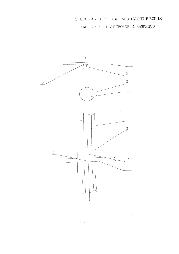 Способ защиты оптических кабелей связи от грозовых разрядов (патент 2645730)