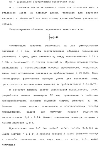 Акустическое устройство и способ создания акустического устройства (патент 2361371)