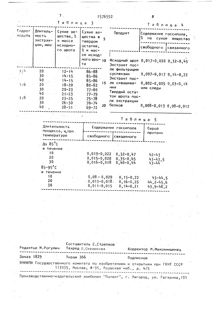 Способ получения белкового продукта из хлопкового шрота (патент 1576552)