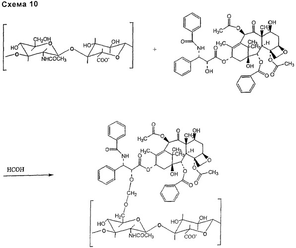 Таксаны, ковалентно связанные с гиалуроновой кислотой или производными гиалуроновой кислоты (патент 2384593)