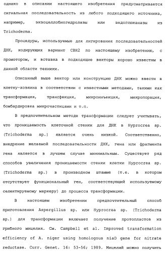 Композиции и способы, включающие варианты целлюлазы со сниженным сродством к нецеллюлозным материалам (патент 2486242)