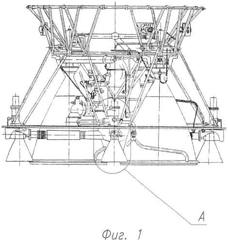 Устройство для фиксации камеры жидкостного ракетного двигателя (патент 2530364)
