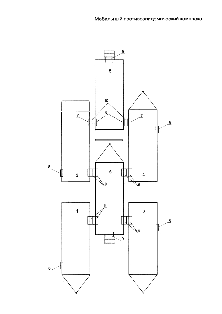 Мобильный противоэпидемический комплекс (патент 2623367)