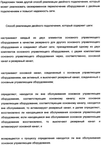 Способ реализации двойного подключения (патент 2360377)