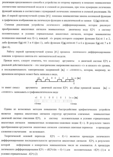 Способ логического дифференцирования аналоговых сигналов, эквивалентных двоичному коду, и устройство для его реализации (патент 2375749)