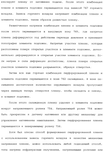 Способ изготовления перфорированной трехмерной пленки (патент 2314203)