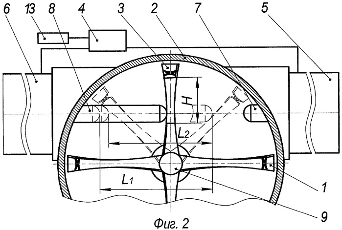 Сводоразрушитель-очиститель бункера насыпных грузов (патент 2402473)