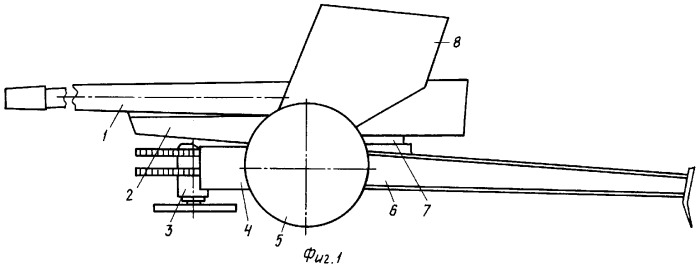 Нижний станок лафета противотанкового орудия повышенной устойчивости на всех углах наведения по горизонту (патент 2272235)