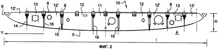 Стенка переборки нижнего обтекателя летательного аппарата и летательный аппарат, снабженный нижним обтекателем (патент 2403178)