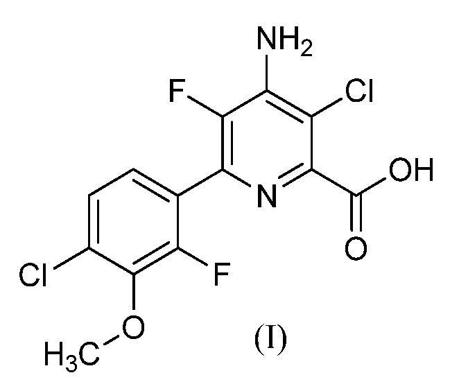 Гирбицидные композиции, включающие 4-амино-3-хлор-5-фтор-6-(4-хлор-2-фтор-3-метоксифенил)пиридин-2-карбоновую кислоту (патент 2629226)