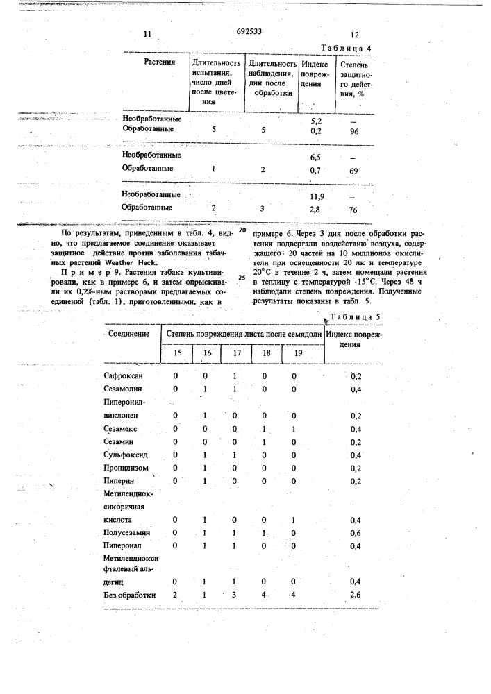 Средство для защиты растений от действия окислителей (патент 692533)