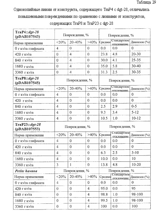 Синтетические транзитные пептиды хлоропласта из brassica (патент 2636035)